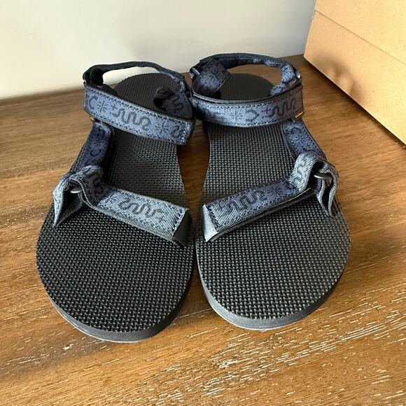 Teva Men’s Original Universal Bandana Total Eclipse Slingback Sandals- Size 13M - Picture 2 of 11